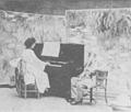 1913 Namara Sings For Monet in Paris